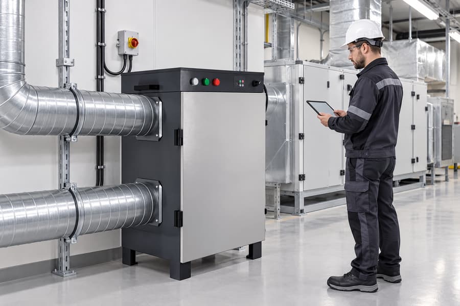 Semiconductor Facility Desiccant Dehumidifier