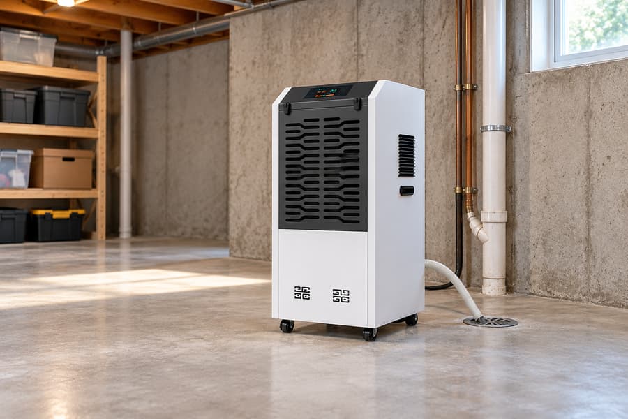 Unfinished Basement Dehumidifier Continuous Drainage